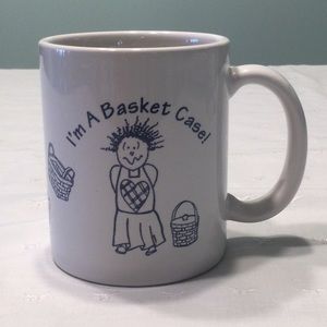 I’m A Basket Case! Pottery Coffee Mug Made In USA
